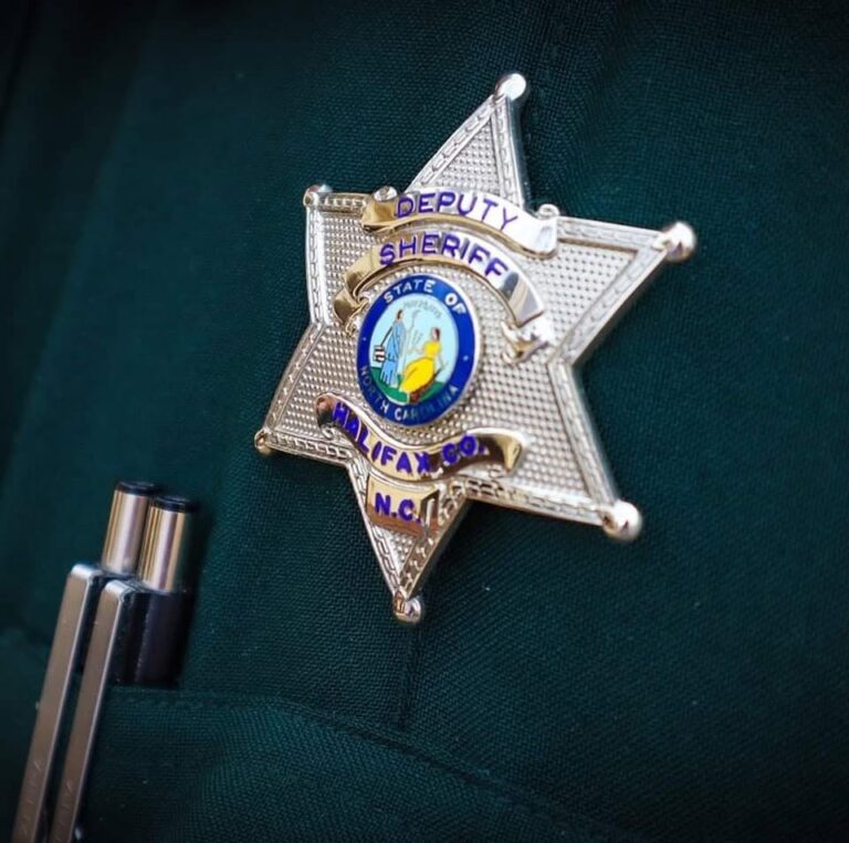 HCSO Badge on Uniform