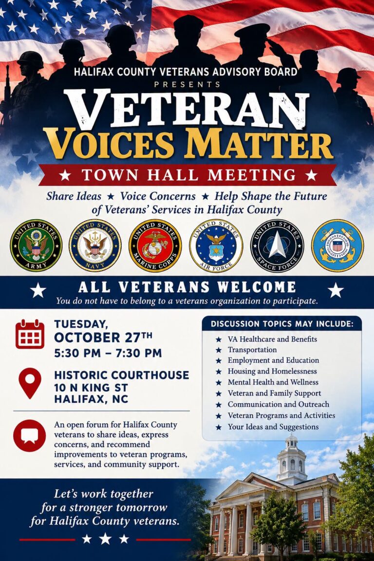Halifax County Veteran Voices Matter