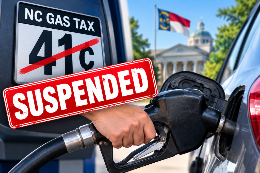 North Carolina Gas Tax Suspended (1)